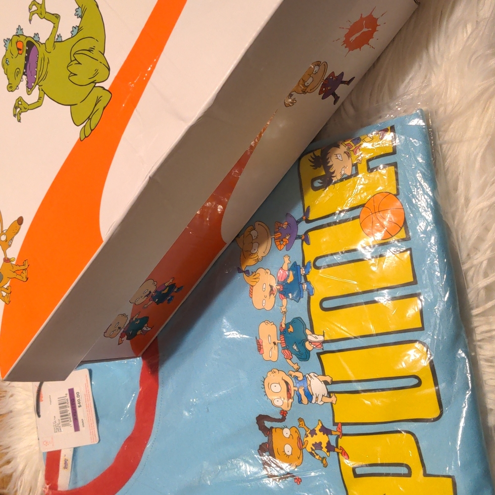 Puma Rugrats size xl short sleeve t shirt USA size shoes bundle